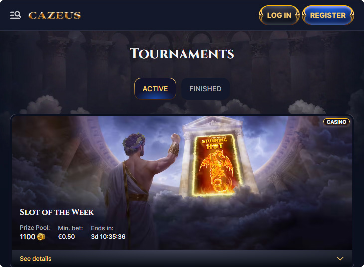 Cazeus Casino Tournaments