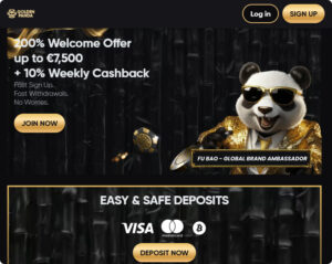 GoldenPanda Casino Design