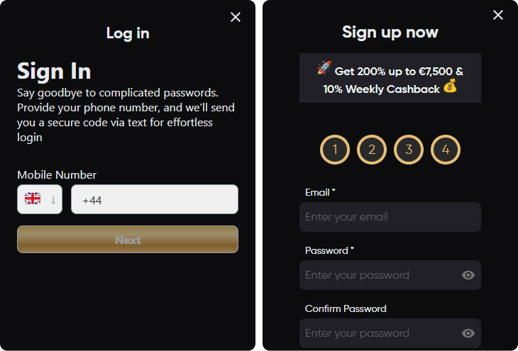 GoldenPanda Casino Login and Registration