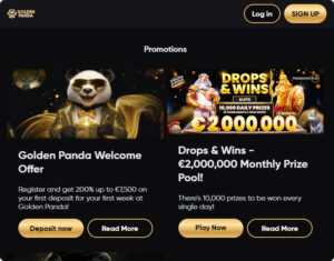 GoldenPanda Casino Promotions