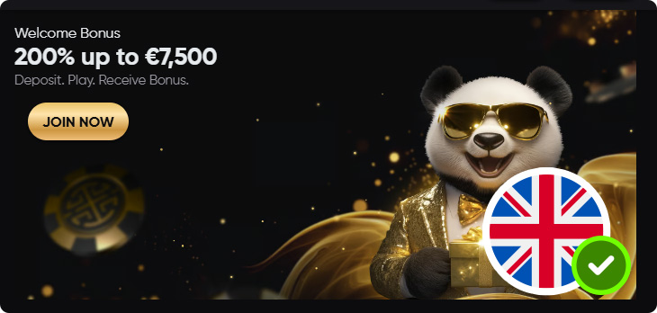 GoldenPanda Casino Welcome Bonus