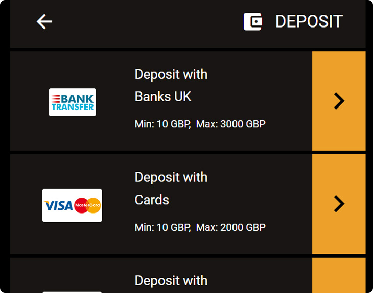 Goldenbet Deposit Methods