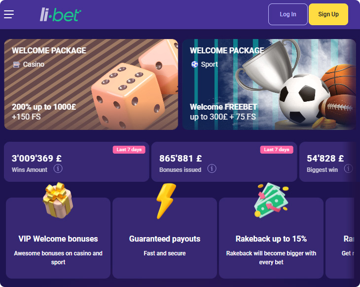 Libet Casino Design