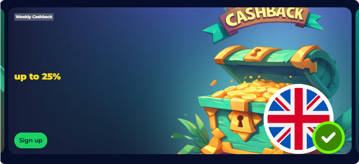 NineWin Casino Weekly Cashback