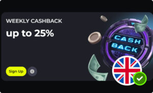 f7casino weekly cashback bonus