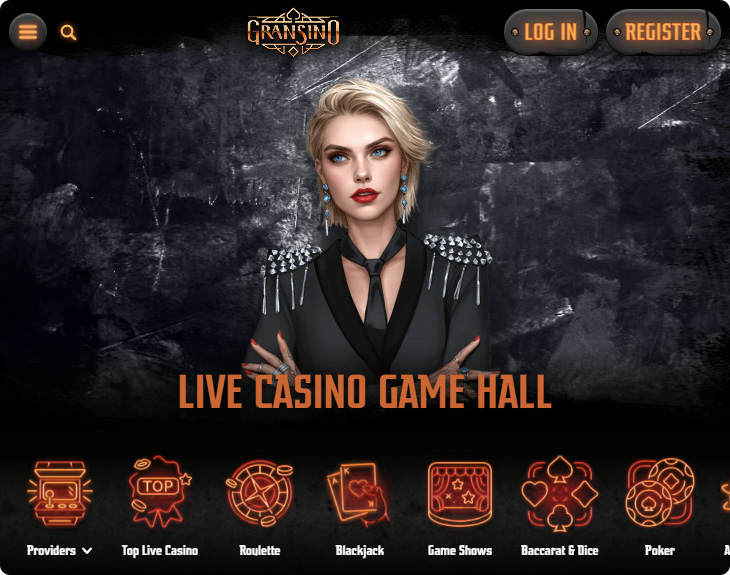 Gransino Live Casino Games