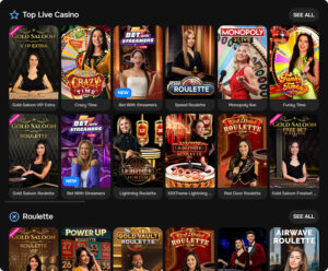 mrpunter live casino games