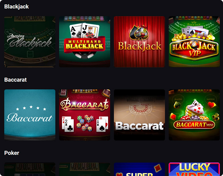 Amonbet Live Casino Games