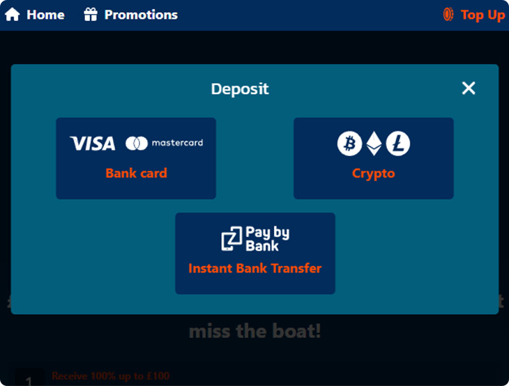 Bof Casino Deposit Methods