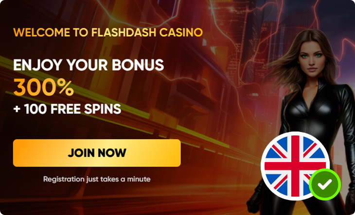 FlashDash Welcome Bonus