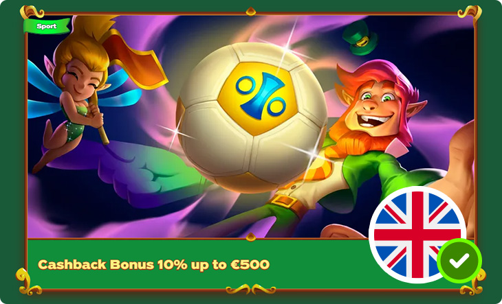 Greenluck Casino Cashback Bonus