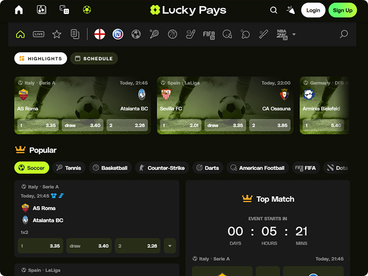 Lucky Pays Sports Betting