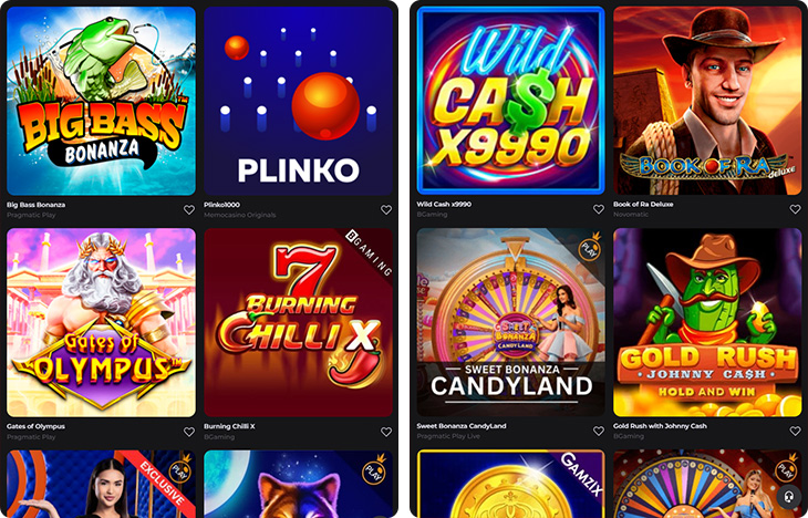 Memo Casino Games Variety