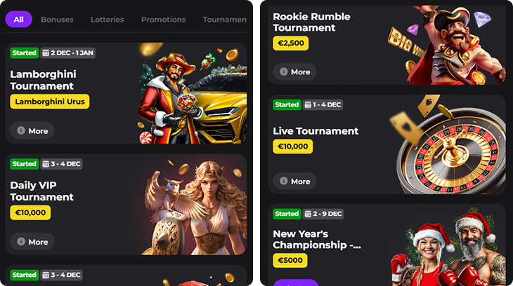 Memo Casino Tournaments