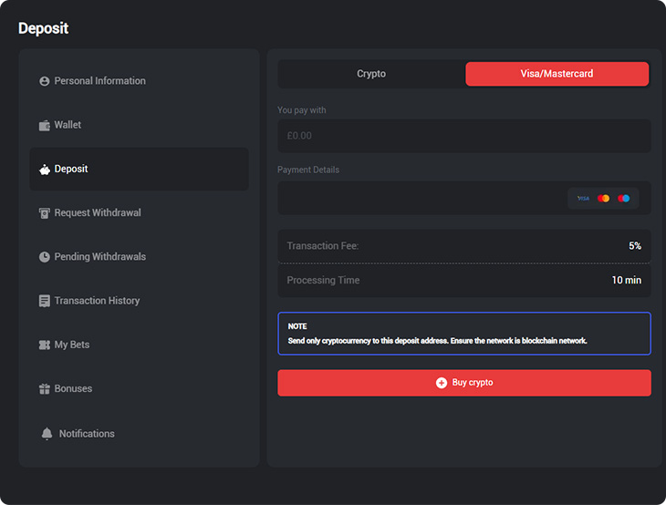 ZixCasino Deposit Methods
