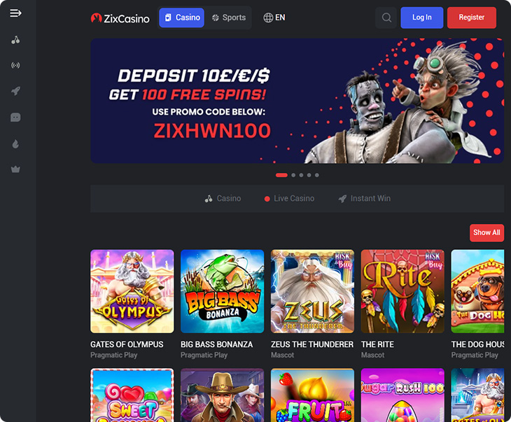 ZixCasino Design