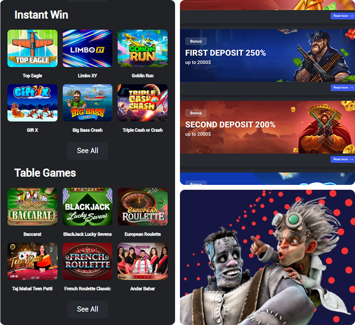 ZixCasino Features