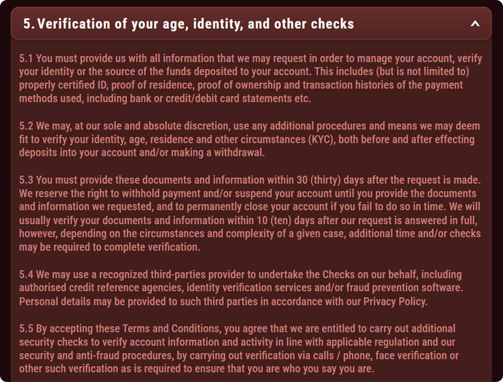 Magius Account Verification