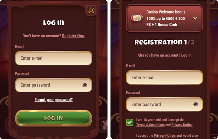 Magius Login and Registration