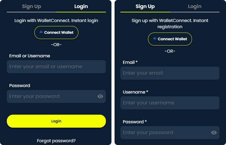 Kripty Casino Login and Registration