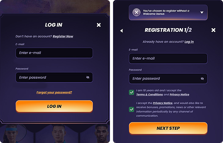 FunBet Casino Log in and Registration