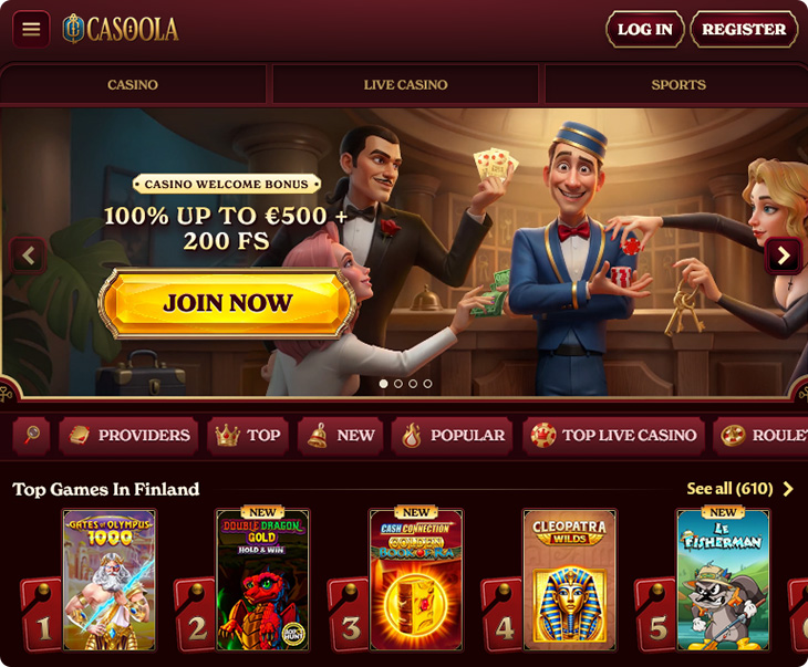 Casoola Casino Design