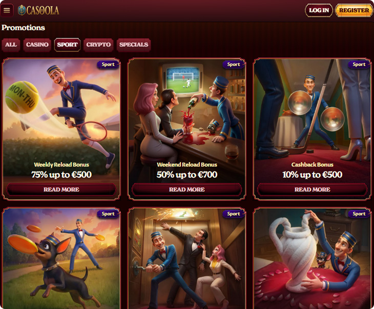 Casoola Casino Promotions