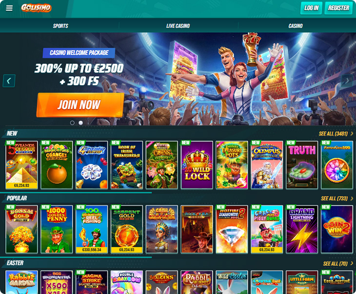 Golisimo Casino Design