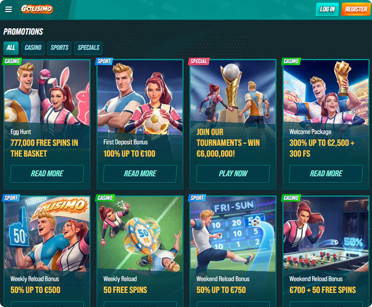 Golisimo Casino Promotions