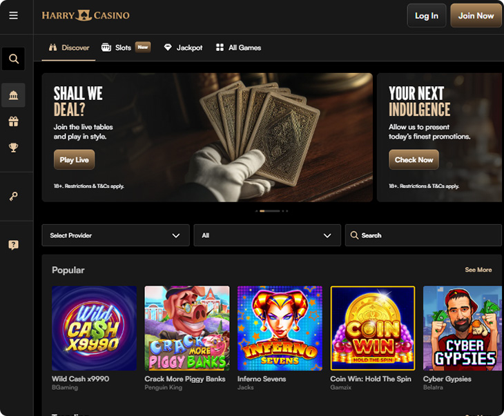 Harry Casino Casino Design